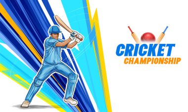 2024 kriket şampiyonasında oynayan vurucunun resmi.