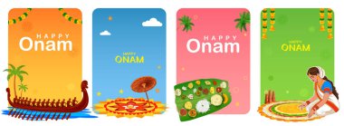 Kral Mahabali 'nin resmi, Onam geleneksel festivalinde Kathakali dansçısı Kerala, Güney Hindistan kültürünü gösteriyor.