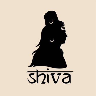 Hindistan 'ın Maha Shivratri festivali için Hindu tanrısı Lord Shiva' nın bir resmi.