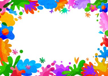 Promosyon ve reklam afişi için suluboya arkaplan tasarımının soyut renkli bir yansıması