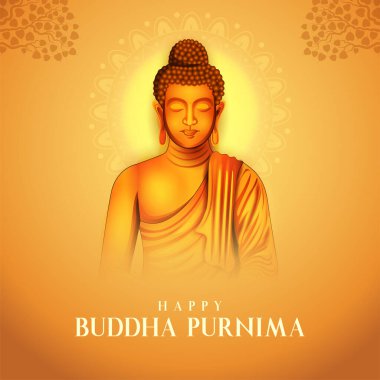 Buda 'nın Mutlu Buda Purnima Vesak Festivali meditasyonu.