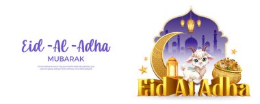 Kurban Bayramı 'nı kutlayan koyunların resmi Mutlu Bakra Kimliği İslam' ın kutsal festivali