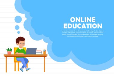 Okula Dönüş konsepti için eğitim geçmişi olan çocukların çizimi