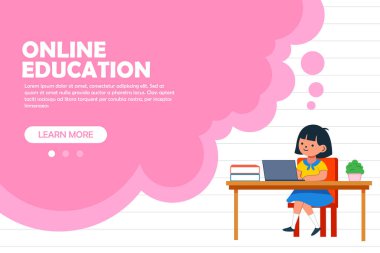 Okula Dönüş konsepti için eğitim geçmişi olan çocukların çizimi