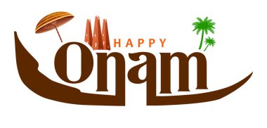 Güney Hindistan Kerala 'nın Mutlu Onam festivali için Onam' daki yılan teknesi yarışının resmi.