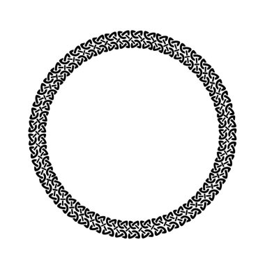 Desen vektör illüstrasyonundan yapılmış vintage çerçeve