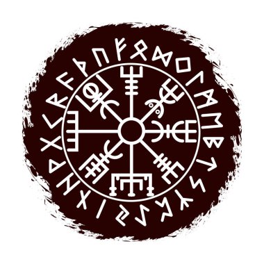 Kelt rünleri sembol vektör illüstrasyonu