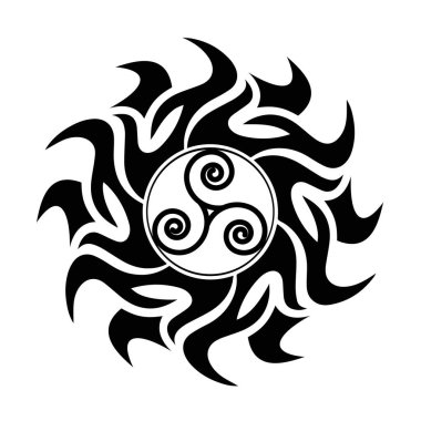 Kelt klasik sembolü vektör illüstrasyonu