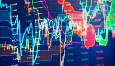 Finansal istatistikleri analiz etmek ve pazar verilerini analiz etmek için ayarlanmış. Sonuçları bulmak için grafiklerden ve grafiklerden veri analizi.