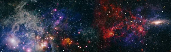 Stjärnor Och Galaxer Yttre Rymden Kosmos Konst Delar Denna Bild — Stockfoto