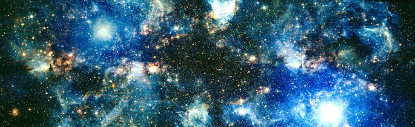 夜空を背景に星のある銀河 パノラマビュー宇宙空間この画像の要素Nasa — ストック写真