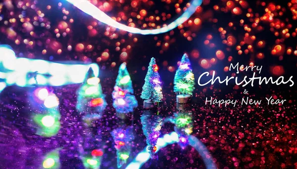 Christmas Tree Decoration Lightingt 2023 Elegant Christmas Tree Glass Jar — ストック写真