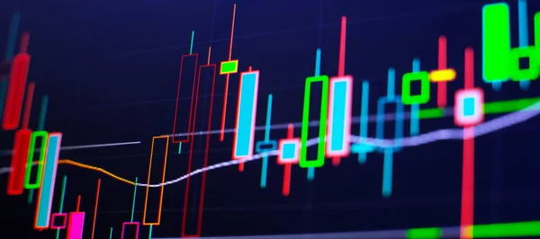 Üzletember Kéz Dolgozik Elemzése Befektetési Diagramok Aranypiac Forex Piac Kereskedési — Stock Fotó