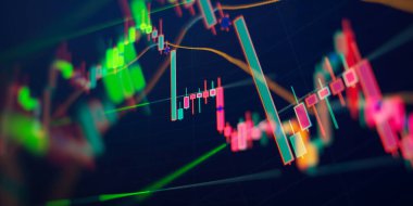 Temel ve teknik analiz kavramı. Monitördeki profesyonel teknik analiz analizi