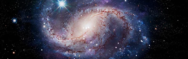 Galaxy Light Planets Stars Galaxies Outer Space Showing Beauty Space — 스톡 사진