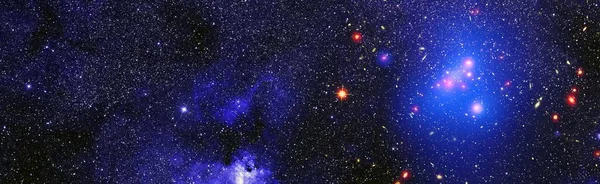 Planets Stars Galaxies Outer Space Showing Beauty Space Exploration — Foto de Stock