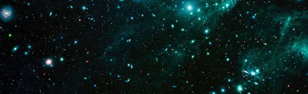 Vacker Galax Yttre Rymden Miljarder Galaxer Universum Abstrakt Utrymme Bakgrund — Stockfoto
