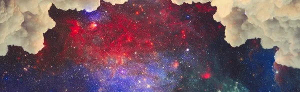 宇宙のどこかの銀河 宇宙壁紙だ Nasaによって提供されたこの画像の要素 — ストック写真