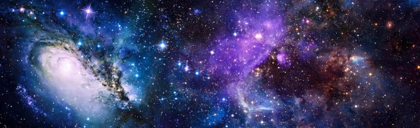 Galaxie Světlo Planety Hvězdy Galaxie Vesmíru Ukazují Krásu Vesmírného Průzkumu — Stock fotografie