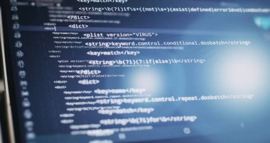 Bilgi işlem. Python kod bilgisayar ekranı. Mobil uygulama tasarımı kavramı.