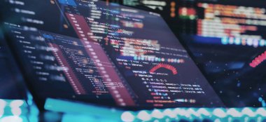 Proje yöneticileri yeni bir fikir üzerinde çalışıyorlar. Mobil uygulama geliştiricisi. Yenilikçi başlangıç projesi. Web sitesi programlama kodu