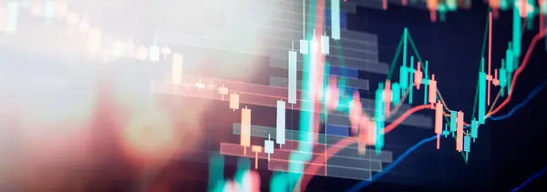 stock image Market Analyze. Bar graphs, Diagrams, financial figures.