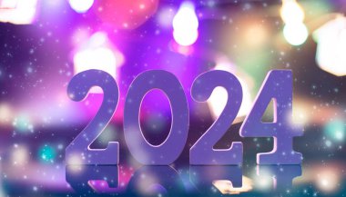 tatil web pankartı Mutlu yıllar 2024