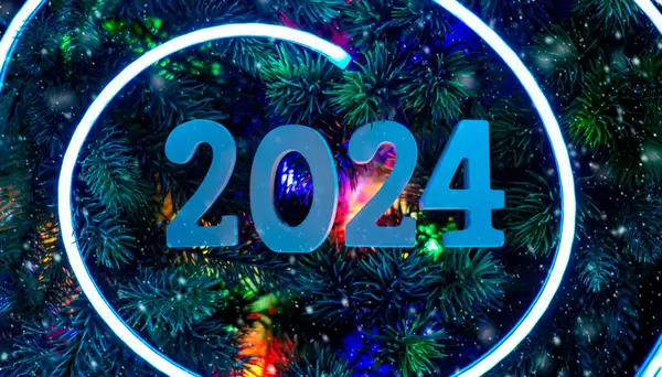 holiday web banner Happy New Year 2024