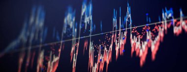 Mum çubuğu grafiği borsa yatırım ticaretinin grafiği.