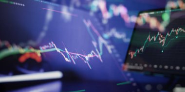 Finansal verilerin dinamik görselleştirilmesi ve borsanın bir şamdan grafiği