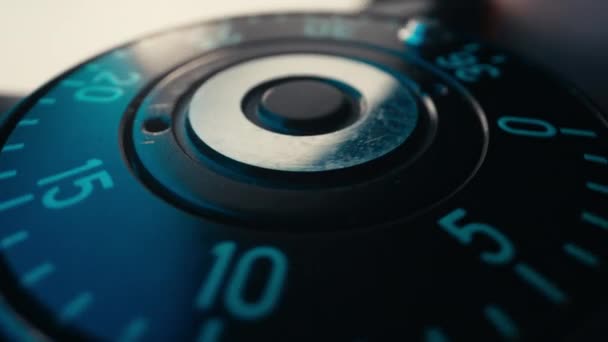 Ayna Analog Film Kamerasındaki Aşırı Makro Ayar Mekanizması Döndürme Mekanik — Stok video