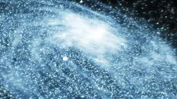 Kosmisk Resa Genom Universum Fascinerande Galax Himmelsk Skönhet Utforskning Rymden — Stockvideo