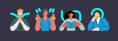 Creative Workspace: Video Konferansı, modern düz vektör konsepti ile sanal iş buluşması bağlantısı, işbirliği, dijital etkileşim, uzaktan çalışma, üretkenlik