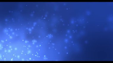Blue abstract motion background  glitter sparkling particles seamless loop