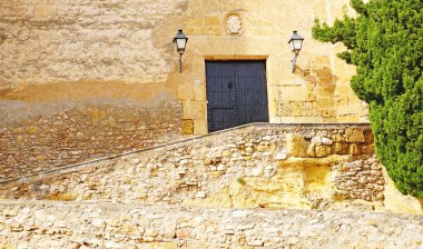 Sant Marti Kilisesi ve Altafulla Kalesi, Tarragona, Katalunya, İspanya, Avrupa