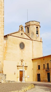 Sant Marti Kilisesi ve Altafulla Kalesi, Tarragona, Katalunya, İspanya, Avrupa