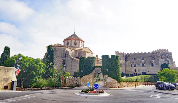 Sant Marti Kilisesi Altafulla Kalesi Tarragona Katalunya Spanya Avrupa — Stok fotoğraf