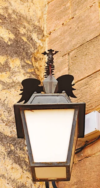 Stará Lampa Hradu Altafulla Tarragona Katalánsko Španělsko Evropa — Stock fotografie