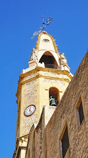 Sant Jaume Templom Creixell Tarragona Catalunya Spanyolország Európa — Stock Fotó