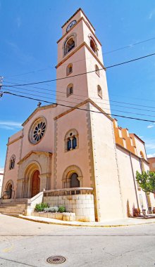 Llorens del Penedes, Bajo Panadları, Tarragona, Katalonya, İspanya, Avrupa 'nın Kilisesi ve Kalesi