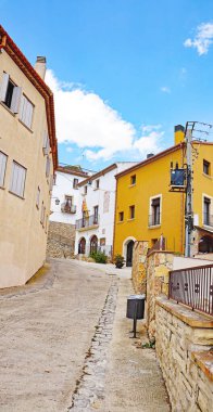 Tarragona, Katalunya, İspanya ve Avrupa 'daki San Vicente de Calders ya da Sant Vicens de Calders kilisesi ve köyü