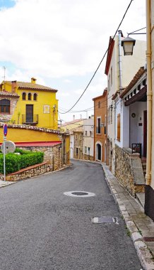 Tarragona, Katalunya, İspanya ve Avrupa 'daki San Vicente de Calders ya da Sant Vicens de Calders kilisesi ve köyü