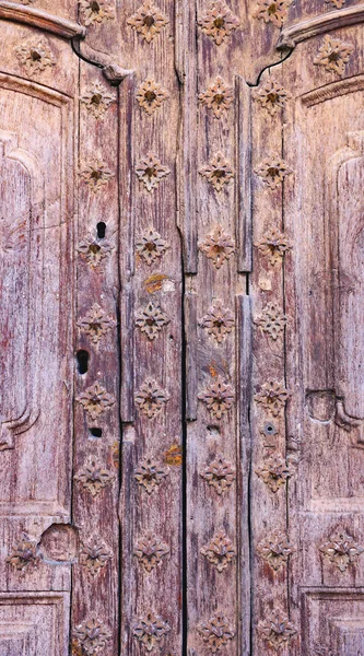 Detail Doors Ironwork Backgrounds Textures Monastery Les Santes Creus Province — Stock Photo, Image