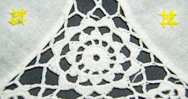 İşlemeli kumaşlar ve tekstil ve arka plan ve dokular için şekil ve renk baskıları