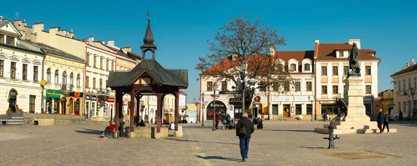 2022 ポーランドのRzeszowにある歴史的中心部の景色 — ストック写真