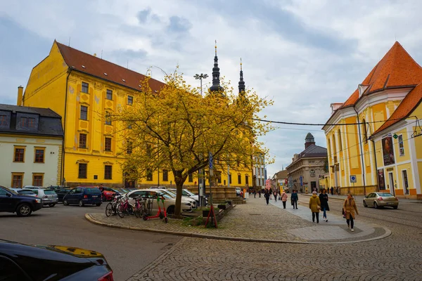 2022 Olomouc Česká Republika Pohled Ulice Starého Města — Stock fotografie