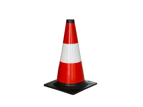 Traffic Cone Isolated White Background — Stock Photo, Image