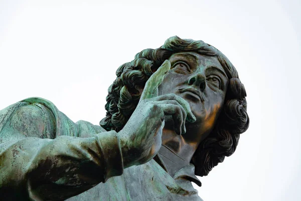 2022 Monument Van Nicolaus Copernicus Standbeeld Voor Het Oude Stadhuis — Stockfoto