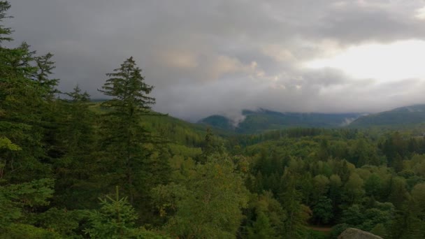 Widok Góry Tle Ruchomych Chmur Gdy Zmienia Się Pogoda — Wideo stockowe