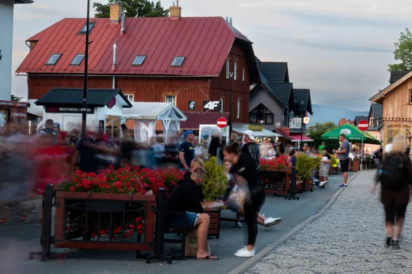 2022 Townscape Main Street Konstytucji Maza 폴란드 — 스톡 사진